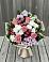 Букет цветов из: Альстромерии, Гвоздики, Розы и Хризантемы в Цибанобалка