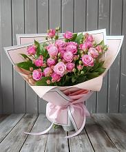 Букет Розовый кустик в Цибанобалка
