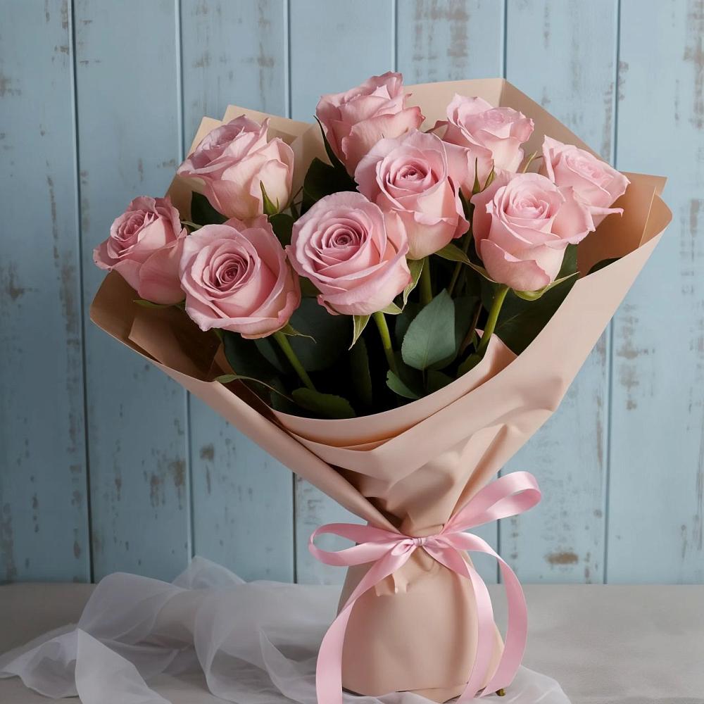 Букет цветов из: Розы в Цибанобалка