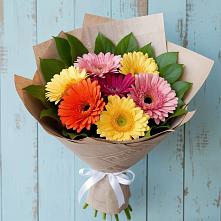 Букет цветов из:  Герберы в Цибанобалка