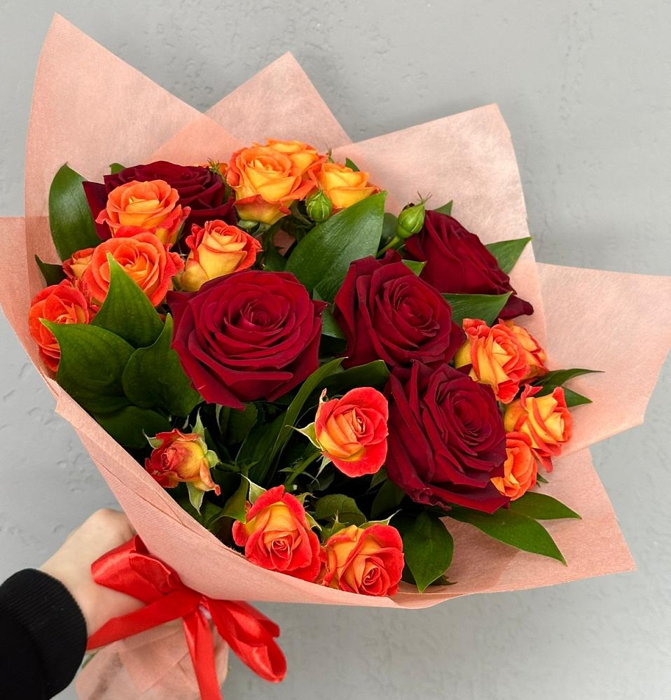 Букет Любовь и восторг в Цибанобалка