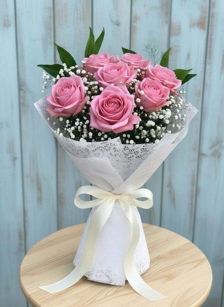 Букет цветов из: Розы в Цибанобалка