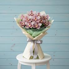 Букет цветов из:  Орхидеи и Розы #REPLACE_PRED# Цибанобалка