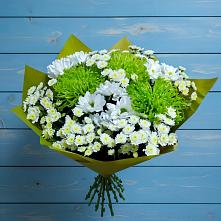 Букет цветов из:  Хризантемы в Цибанобалка