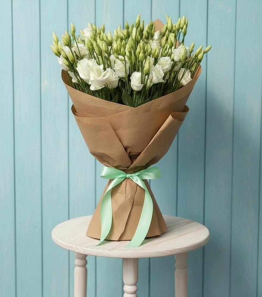 Букет цветов из: Лизиантусы в Цибанобалка