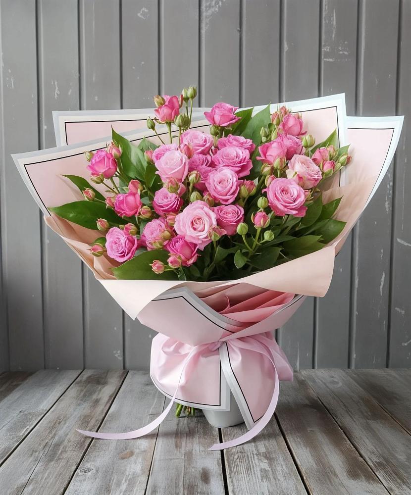 Букет Розовый кустик в Цибанобалка