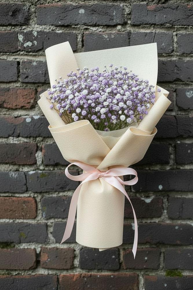 Букет цветов из: Гипсофила в Цибанобалка