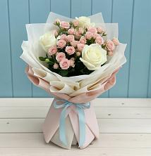 Букет цветов из:  Розы в Цибанобалка