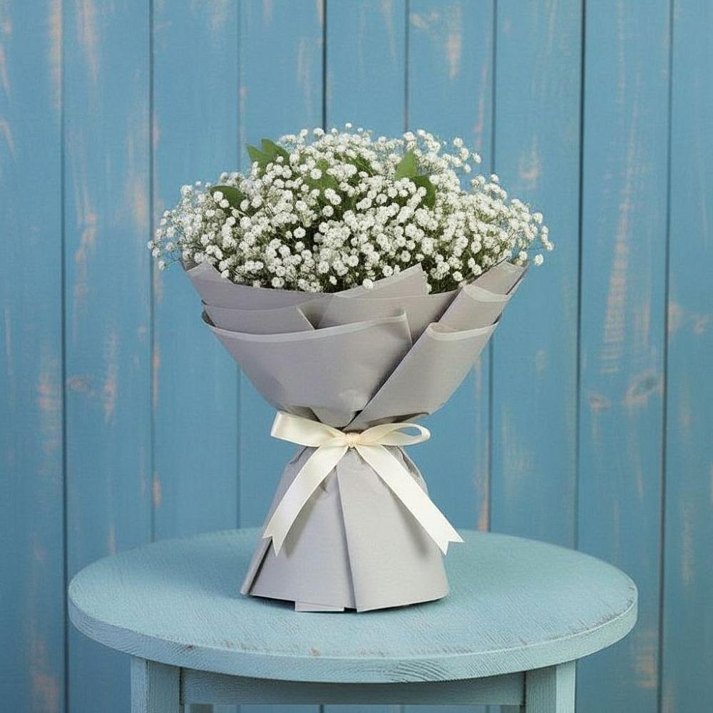 Букет цветов из: Гипсофила в Цибанобалка