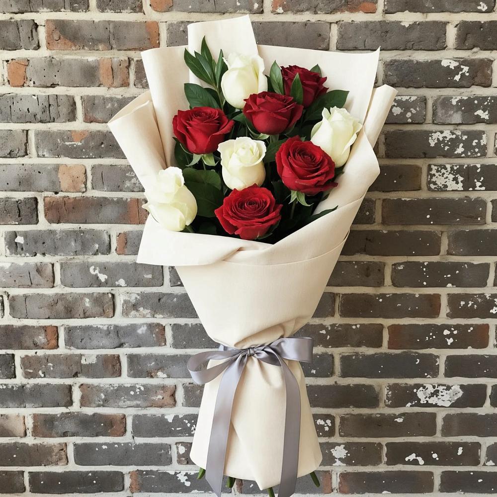 Букет цветов из: Розы в Цибанобалка