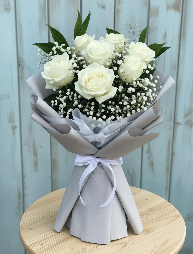 Букет цветов из: Розы в Цибанобалка