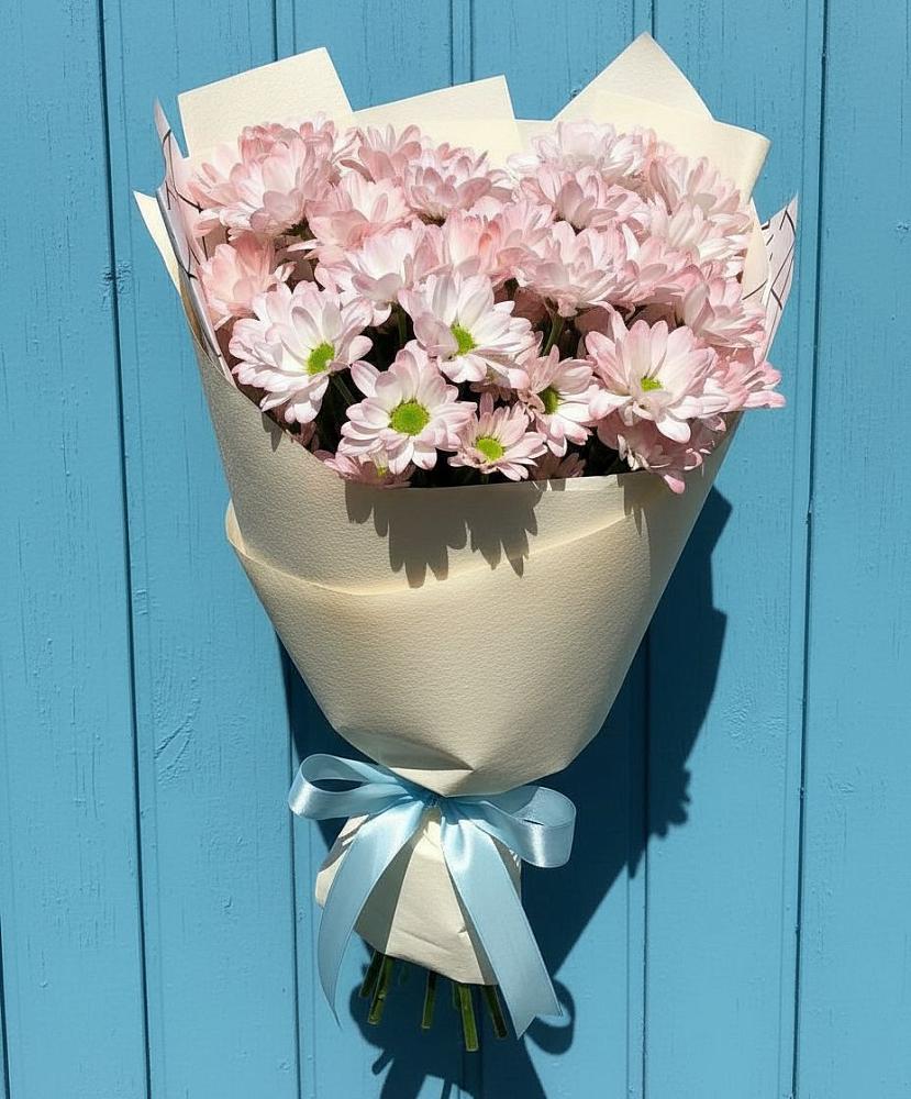 Букет цветов из: Хризантемы в Цибанобалка