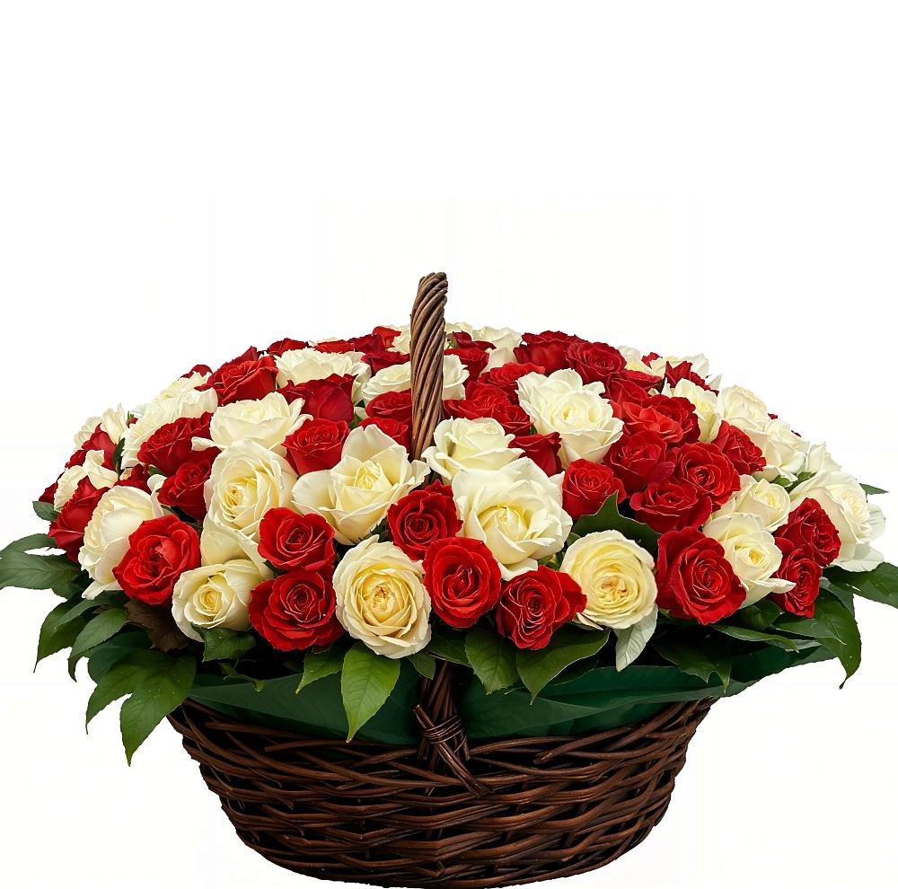 Премиум букет из: Розы в Цибанобалка