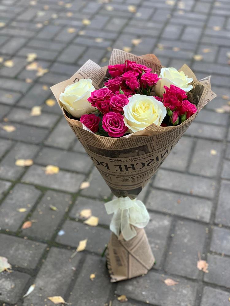 Букет цветов из: Розы в Цибанобалка