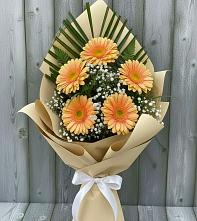 Букет цветов из:  Герберы в Цибанобалка