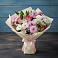 Букет цветов из: Хризантемы, Альстромерии и Розы в Цибанобалка